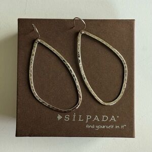Silpada .925 Stirling Silver Teardrop Earrings